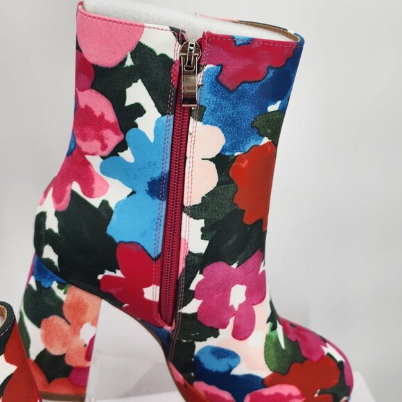 CORKYS Slug Bug Floral Mid Calf Boots Sizes 7 & 9 NWT - Picture 3 of 11